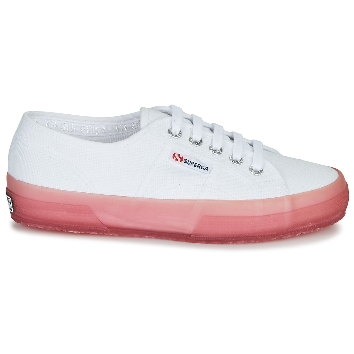 Sneakers basse donne Superga  2750-JELLYGUM COTU  Bianco 