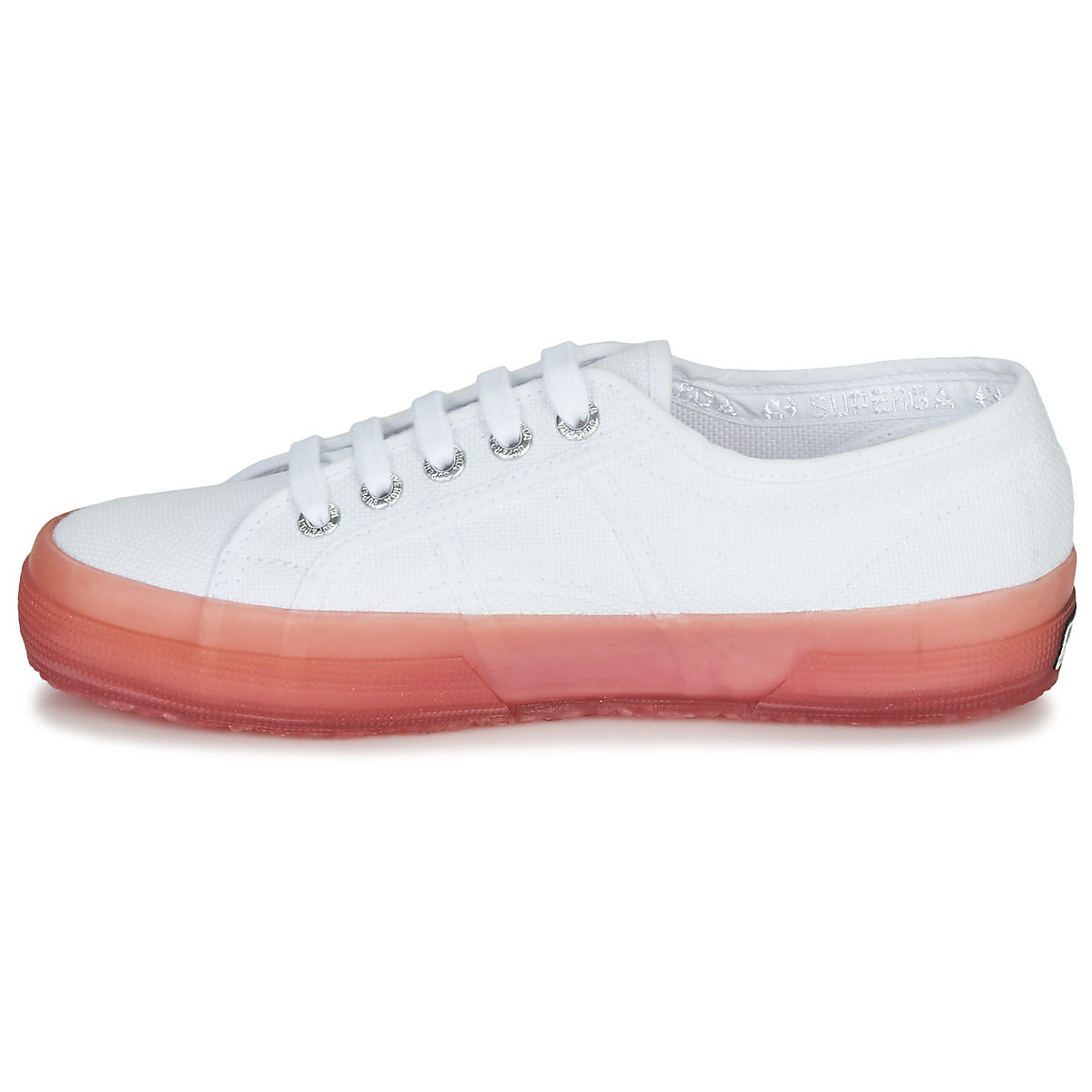 Sneakers basse donne Superga  2750-JELLYGUM COTU  Bianco 