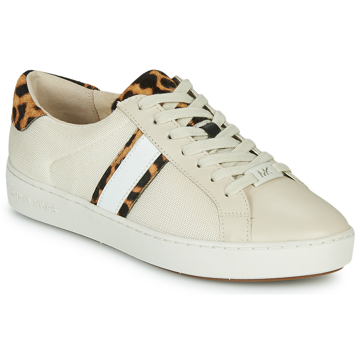 Sneakers basse donne MICHAEL Michael Kors  IRVING STRIPE LACE UP  Bianco 