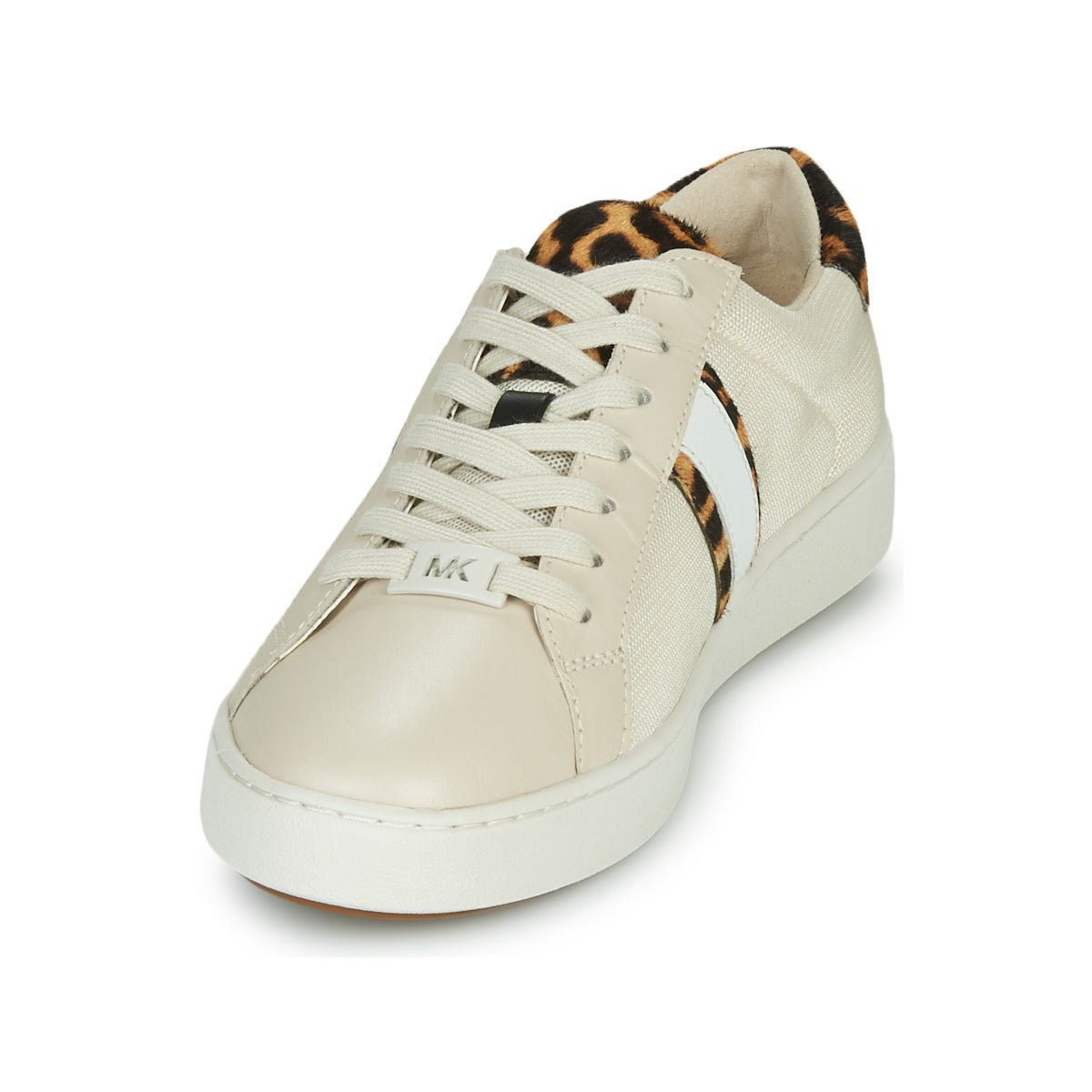 Sneakers basse donne MICHAEL Michael Kors  IRVING STRIPE LACE UP  Bianco 