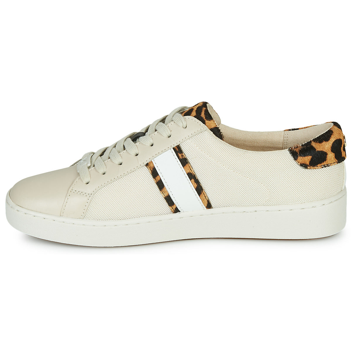 Sneakers basse donne MICHAEL Michael Kors  IRVING STRIPE LACE UP  Bianco 