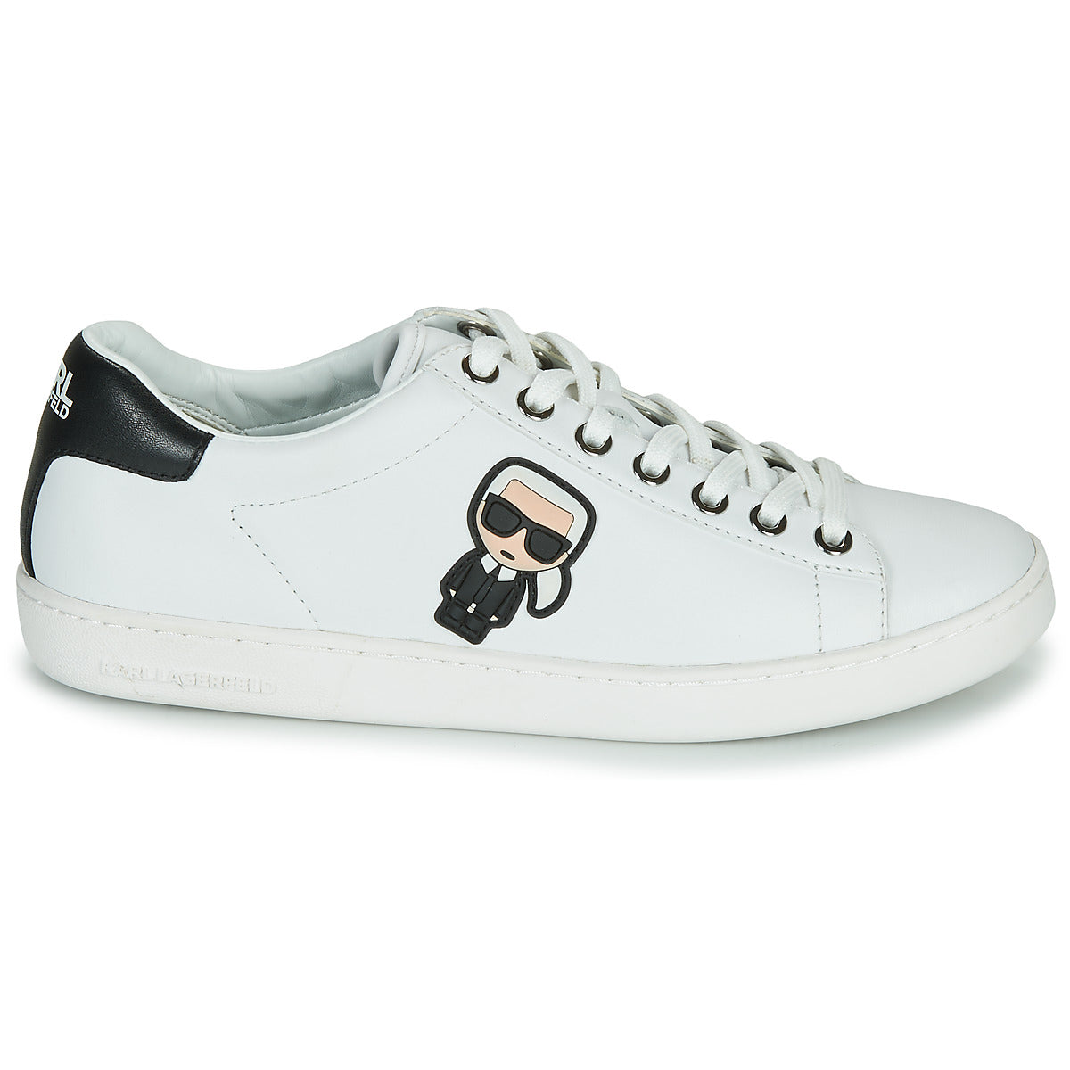 Sneakers basse donne Karl Lagerfeld  KUPSOLE II KARL IKONIC LO LACE  Bianco 