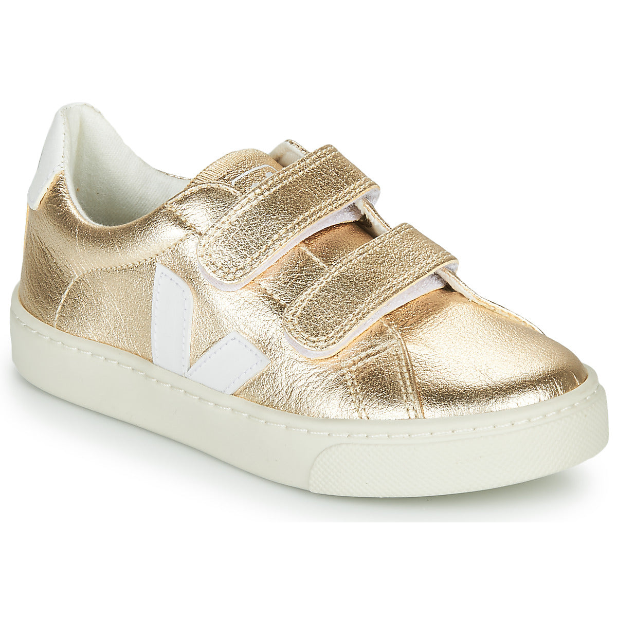 Scarpe bambini ragazza Veja  SMALL-ESPLAR-VELCRO  Oro 