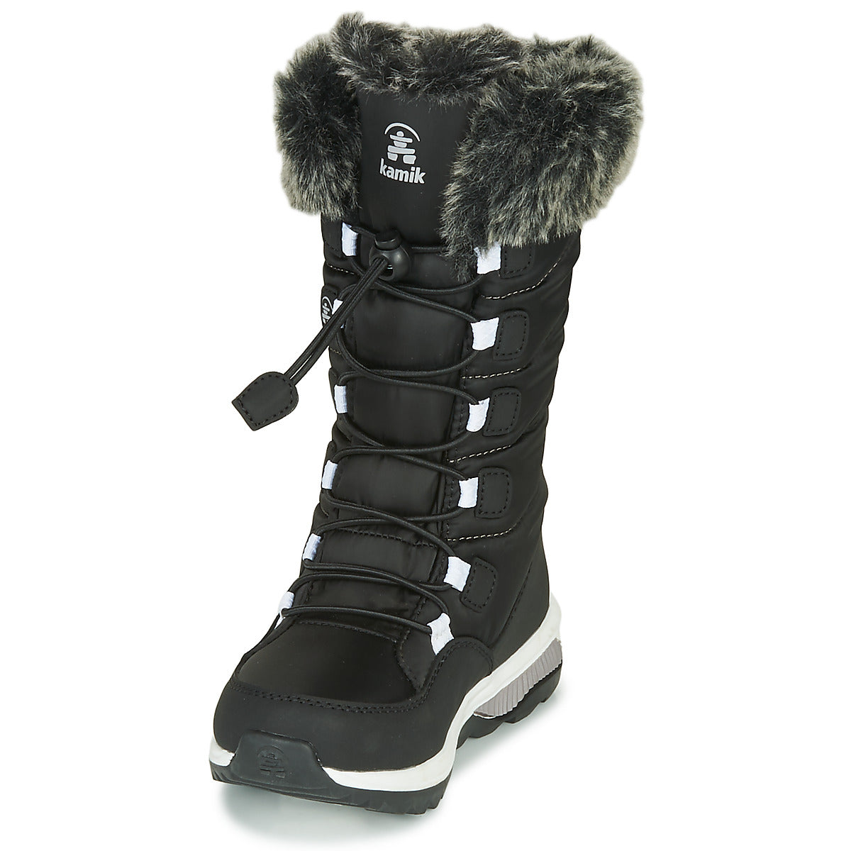 Scarpe da neve bambini ragazza KAMIK  PRAIRIE  Nero 