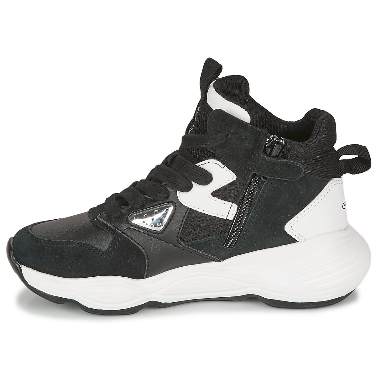 Scarpe bambini ragazza Geox  BUBBLEX  Nero 