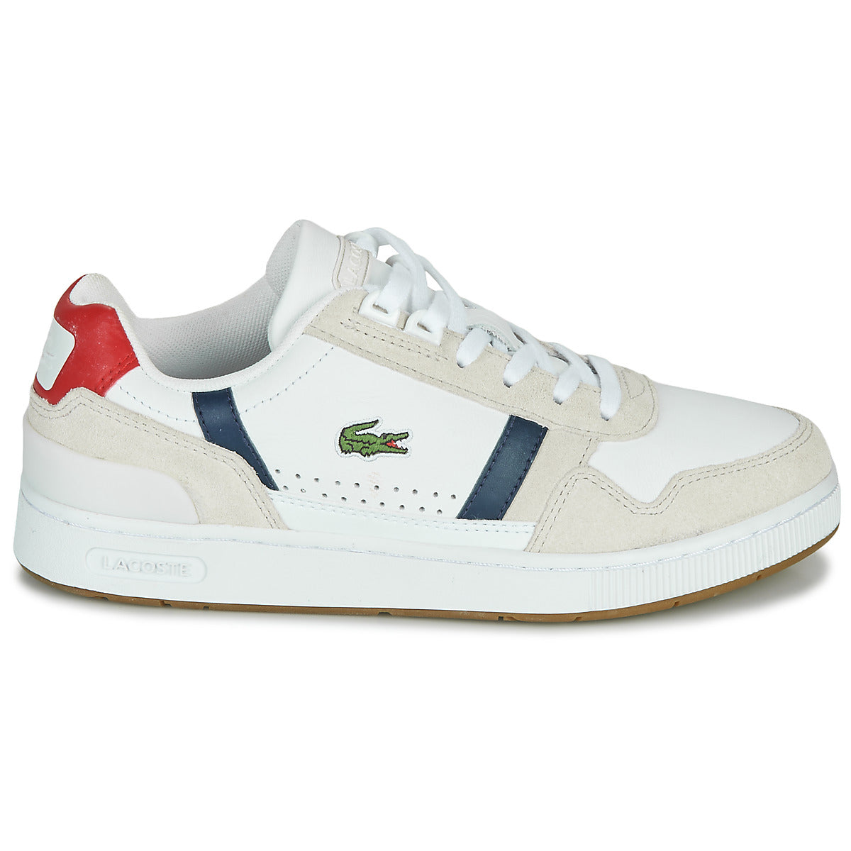 Sneakers basse donne Lacoste  T-CLIP 0120 2 SFA  Bianco 