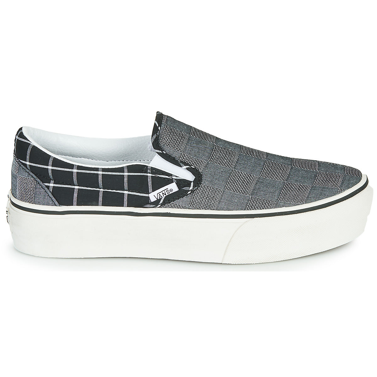 Scarpe donne Vans  CLASSIC SLIP-ON PLATFORM  Grigio 