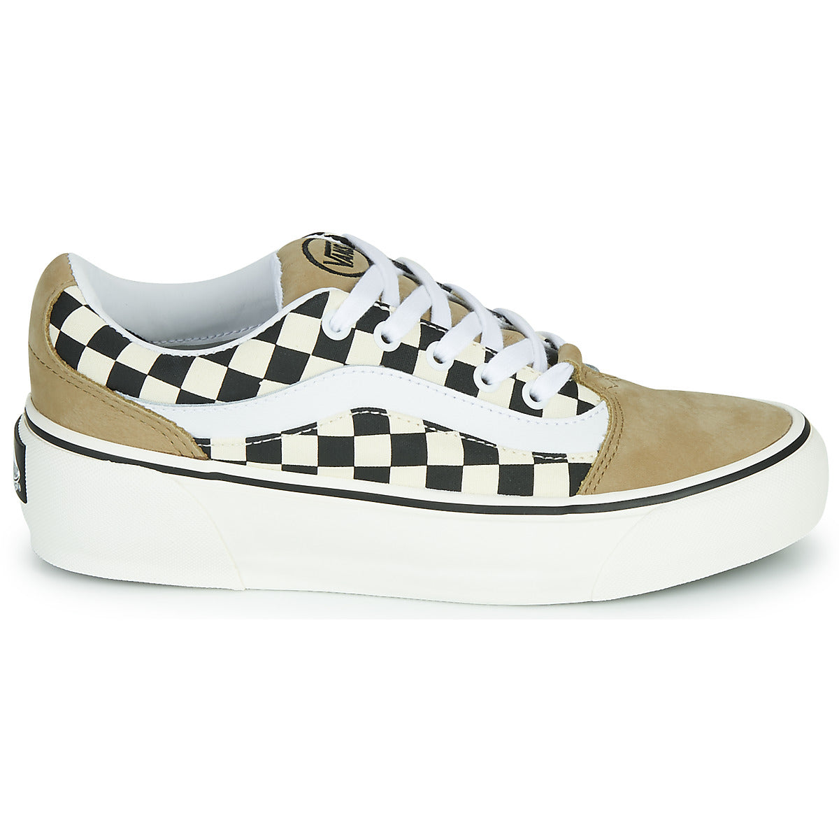 Sneakers basse donne Vans  SHAPE NI  Beige 