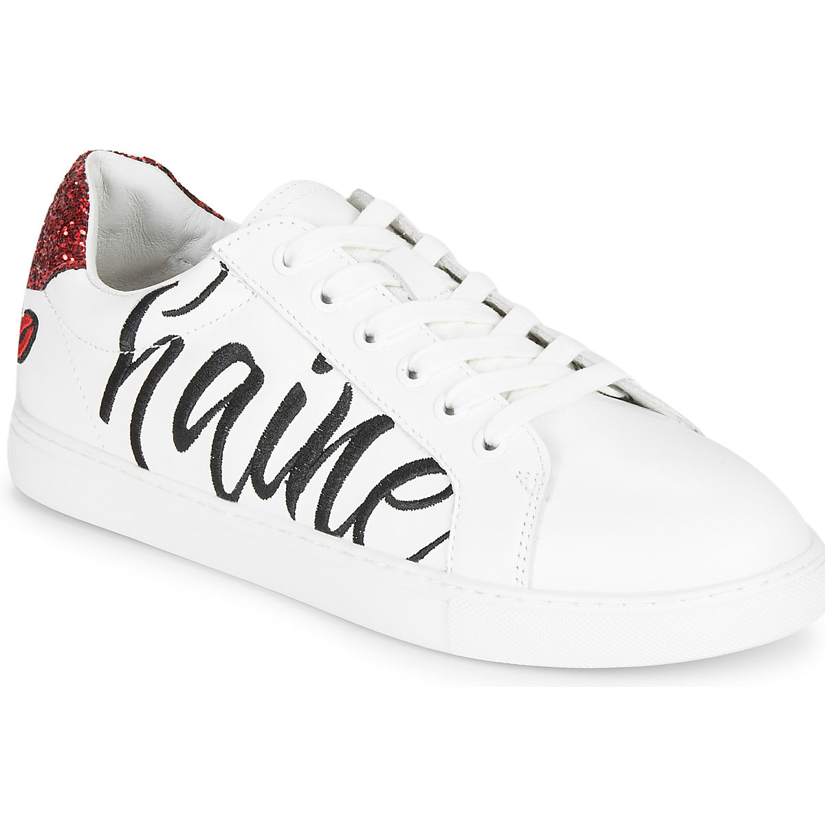 Sneakers basse donne Bons baisers de Paname  SIMONE AMOUR/HAINE  Bianco 