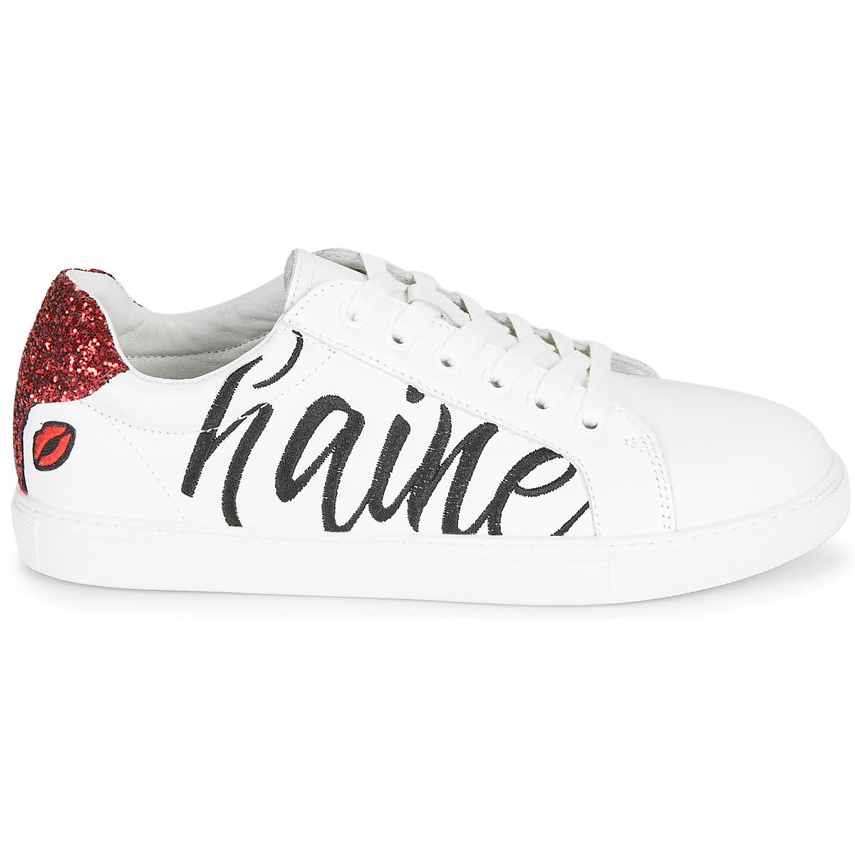 Sneakers basse donne Bons baisers de Paname  SIMONE AMOUR/HAINE  Bianco 