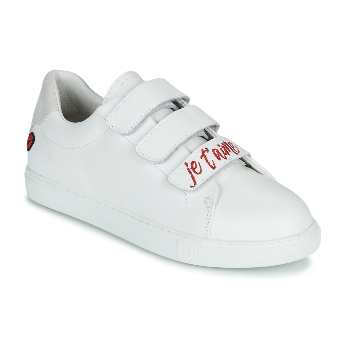 Sneakers basse donne Bons baisers de Paname  EDITH JE T'AIME  Bianco 