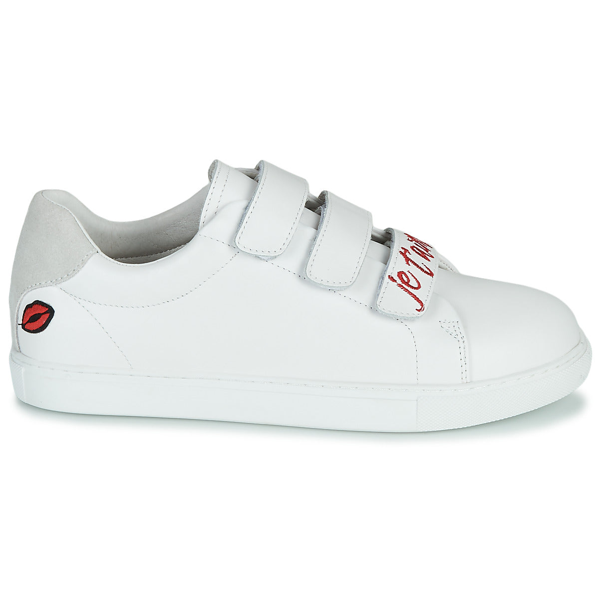 Sneakers basse donne Bons baisers de Paname  EDITH JE T'AIME  Bianco 