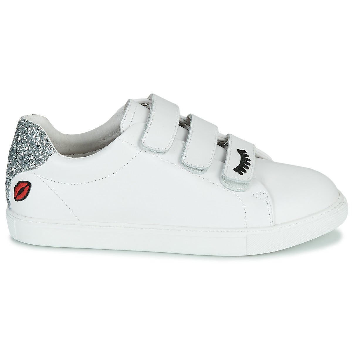 Sneakers basse donne Bons baisers de Paname  EDITH EYES  Bianco 