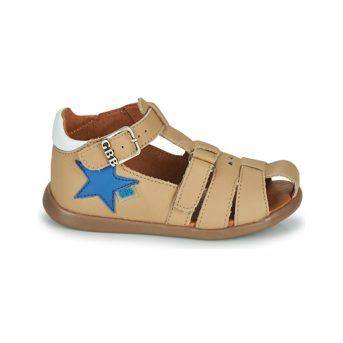 Sandali bambini ragazzo GBB  GARDOU  Beige 