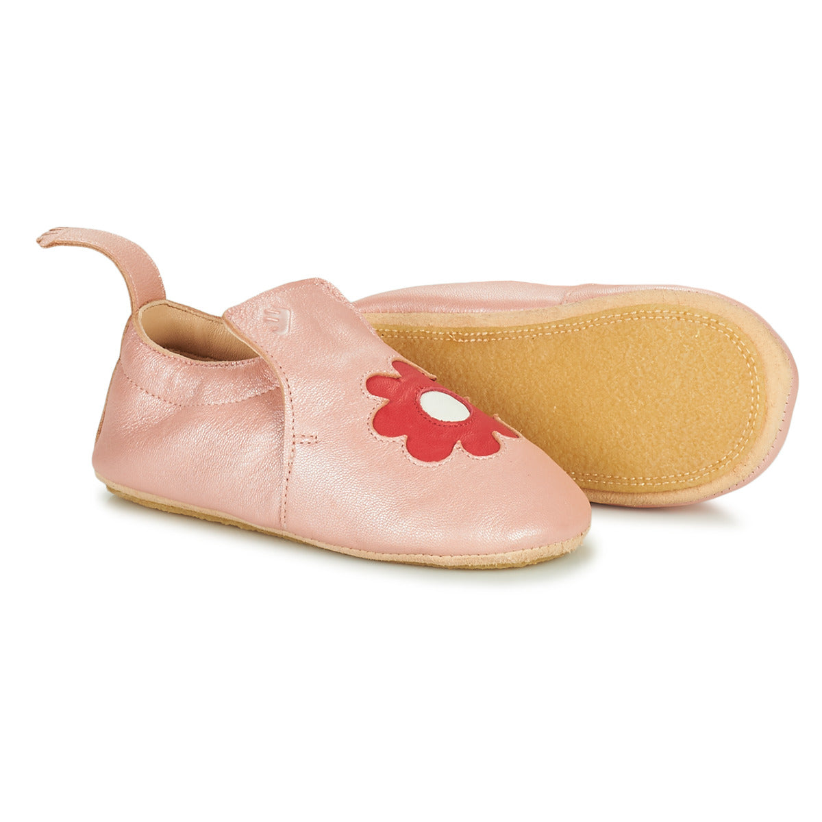 Pantofole bambini ragazzo Easy Peasy  BLUBLU FLEURS  Rosa 