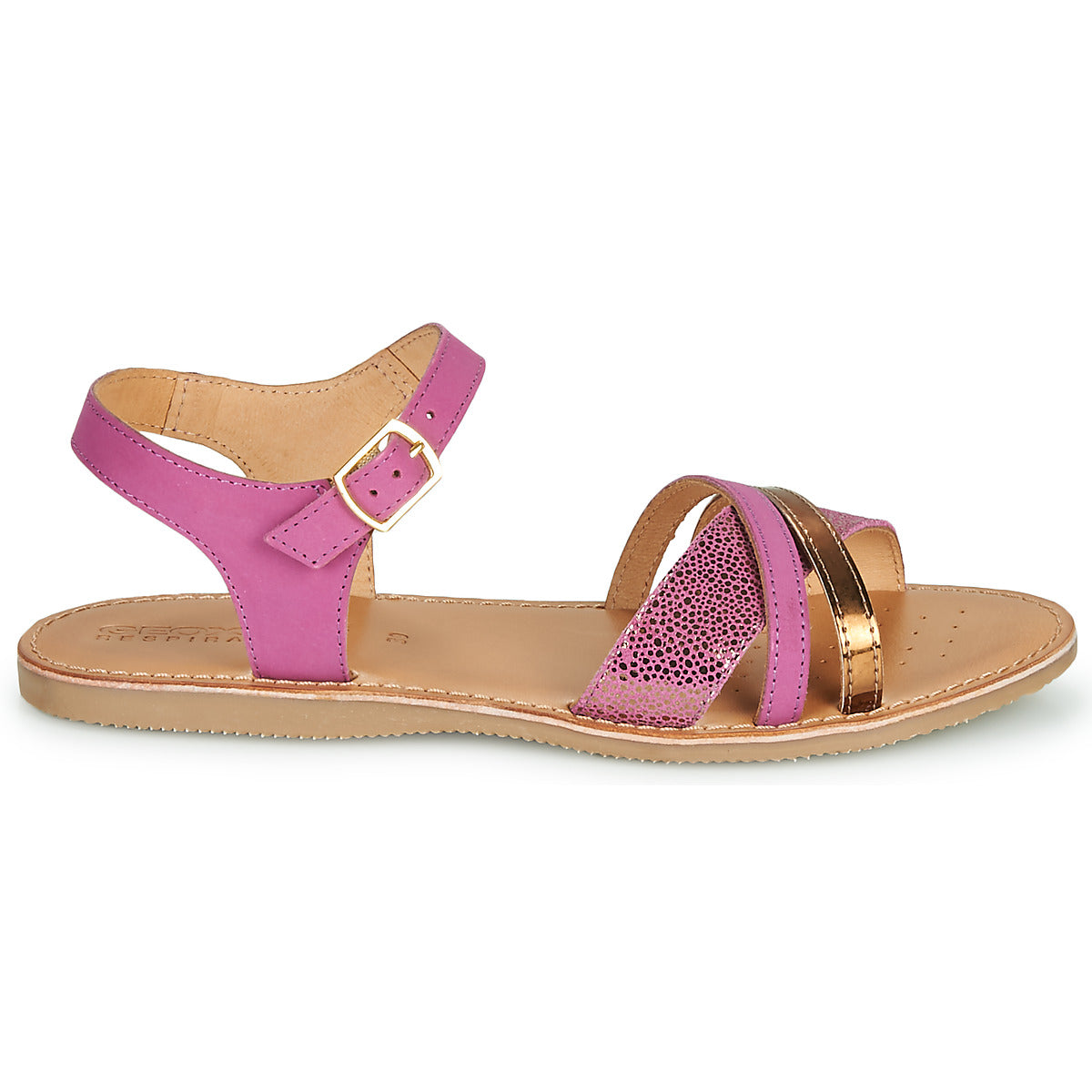 Sandali bambini ragazza Geox  J SANDAL EOLIE GIRL  Rosa 