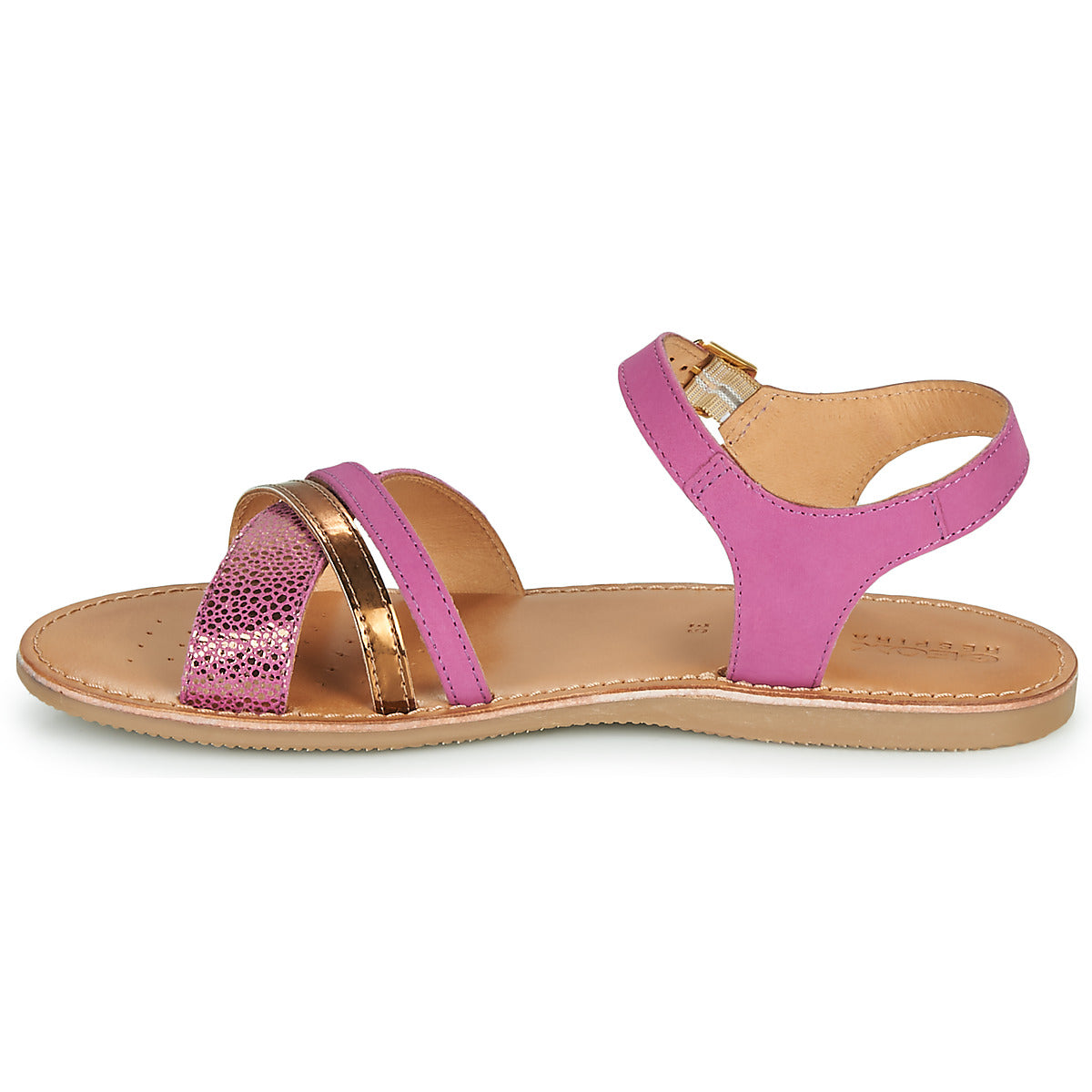 Sandali bambini ragazza Geox  J SANDAL EOLIE GIRL  Rosa 