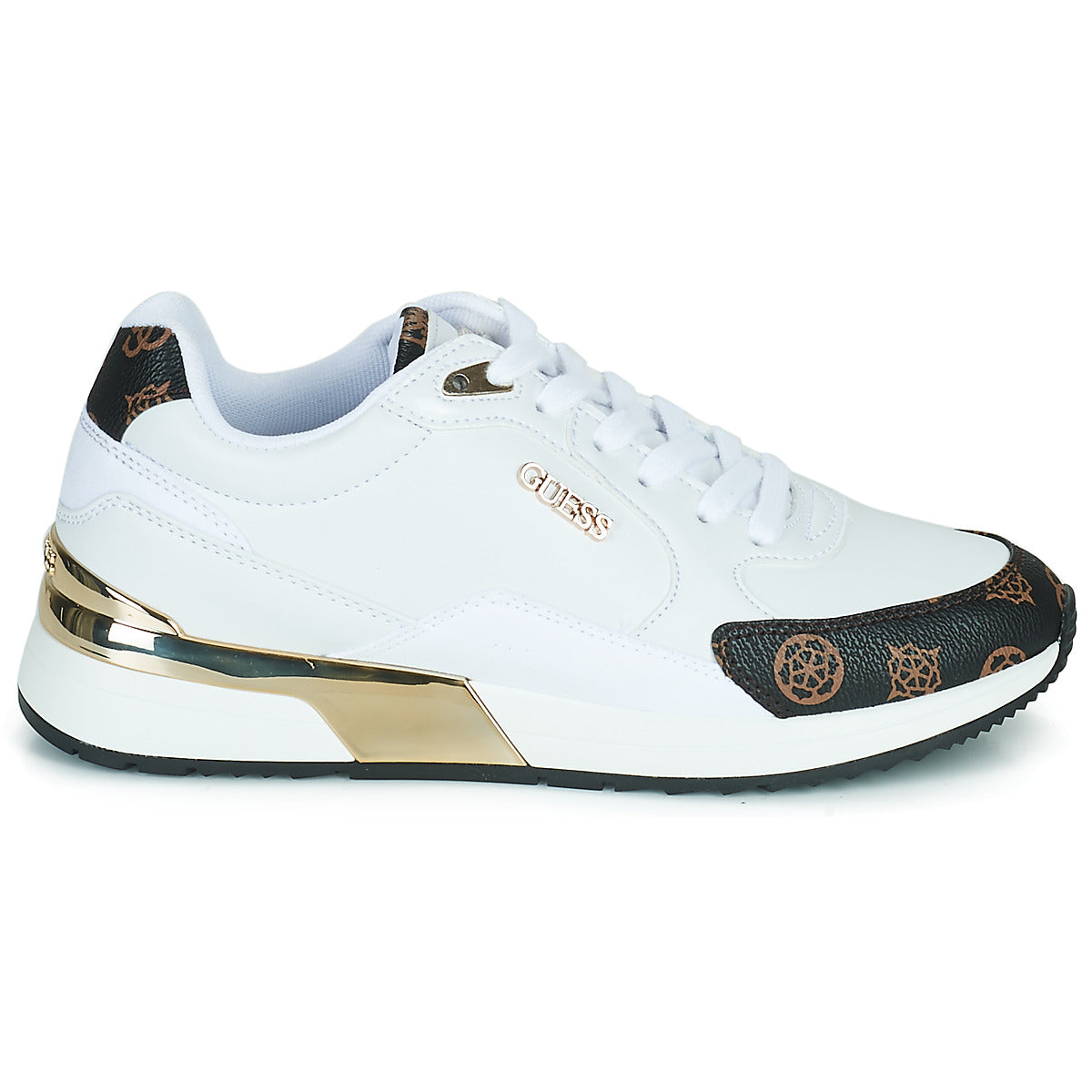 Sneakers basse donne Guess  MOXEA  Bianco 