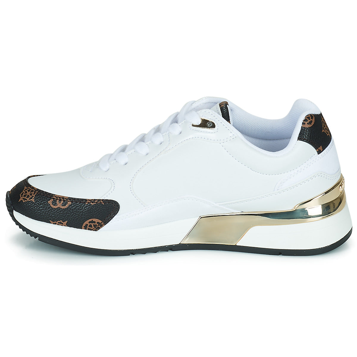 Sneakers basse donne Guess  MOXEA  Bianco 