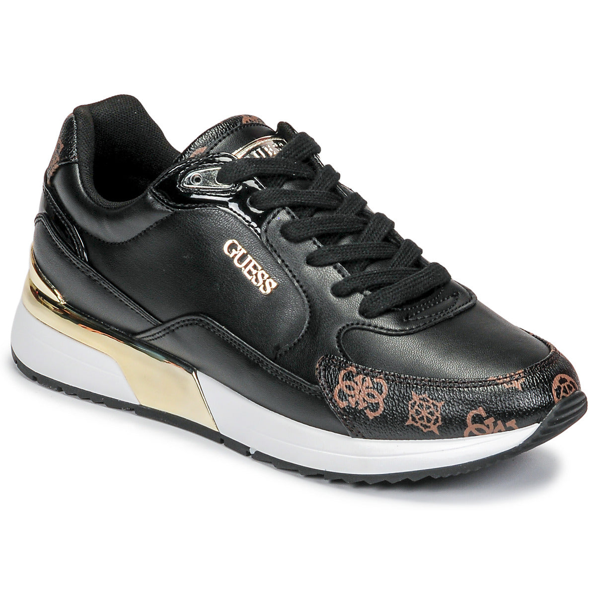 Sneakers basse donne Guess  MOXEA  Nero 