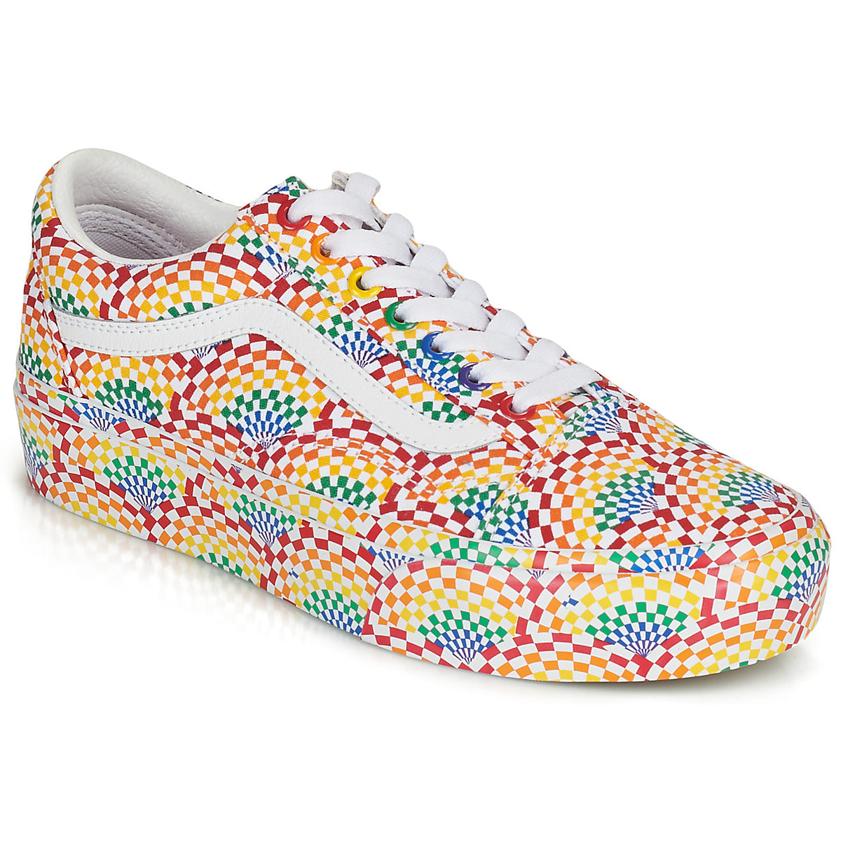 Sneakers basse donne Vans  OLD SKOOL PLATFORM  Multicolore 