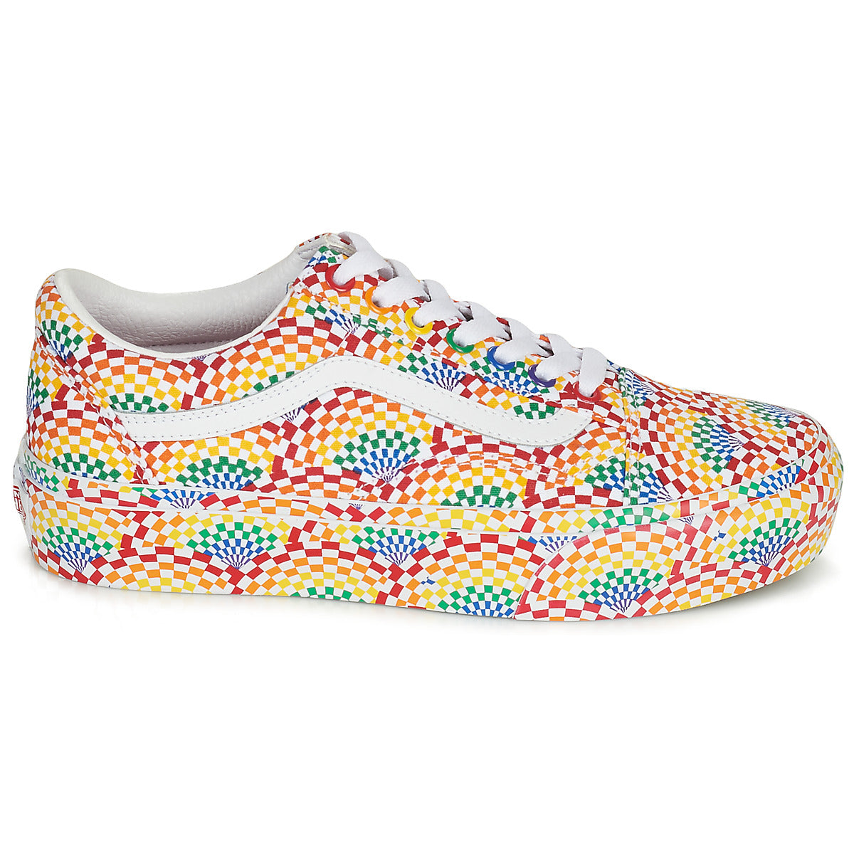 Sneakers basse donne Vans  OLD SKOOL PLATFORM  Multicolore 