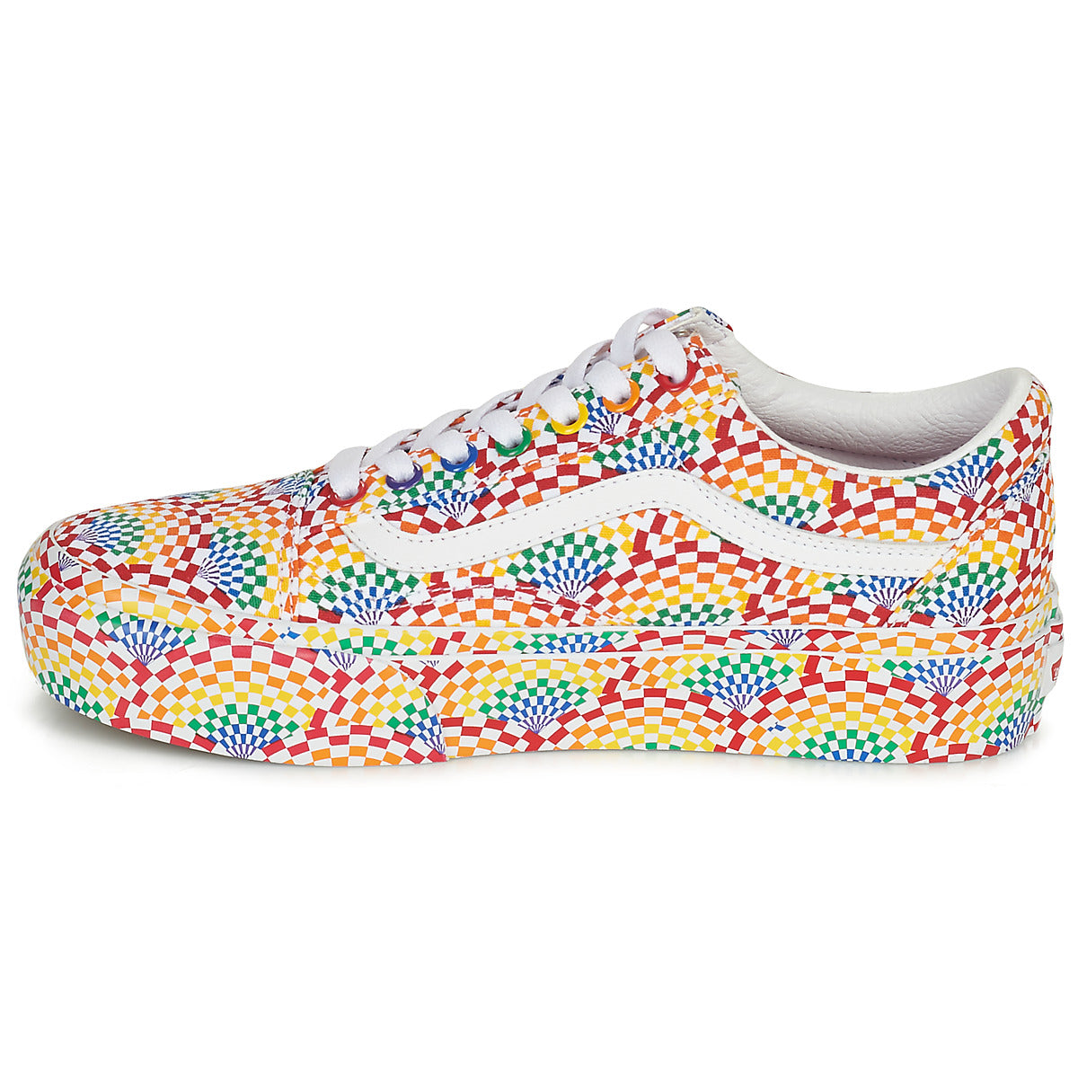 Sneakers basse donne Vans  OLD SKOOL PLATFORM  Multicolore 