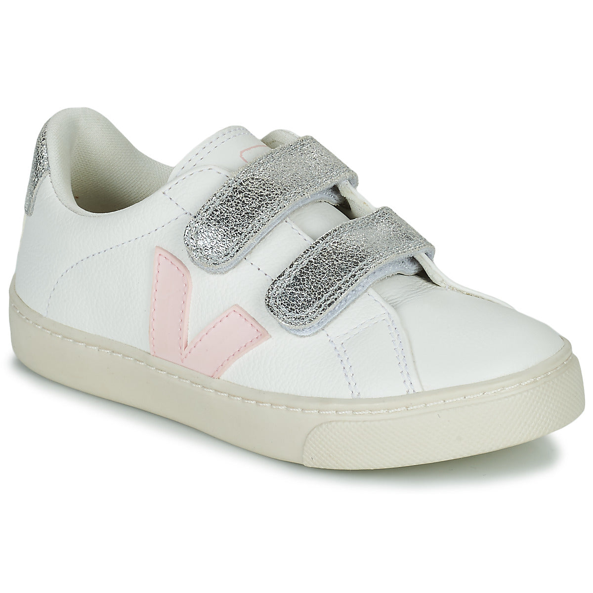 Scarpe bambini ragazza Veja  SMALL ESPLAR VELCRO  Bianco 