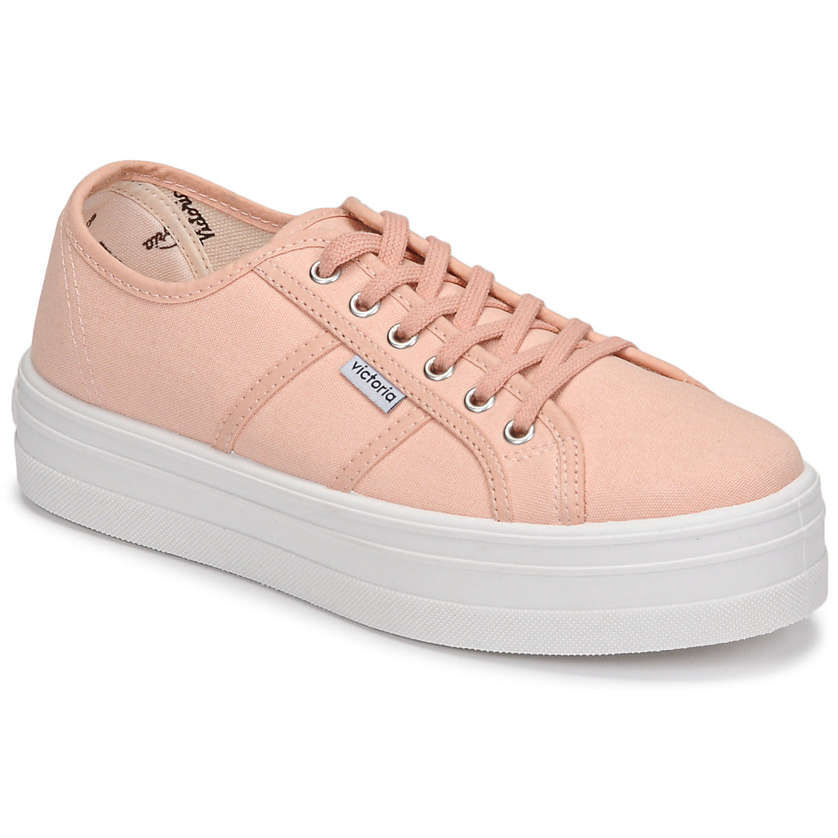 Sneakers basse donne Victoria  BARCELONA LONA  Rosa 