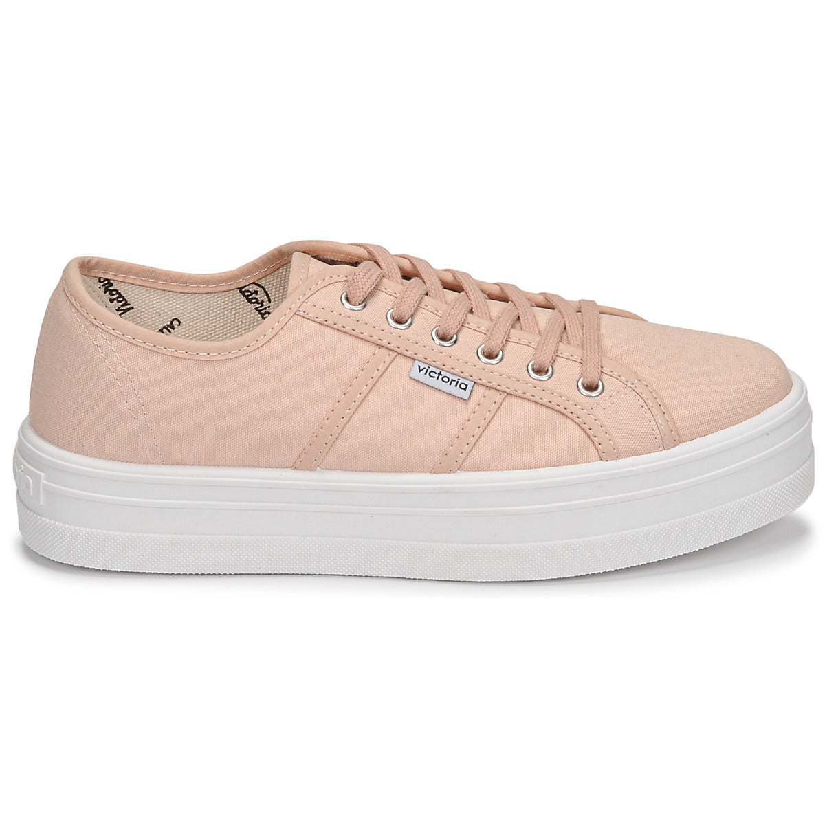 Sneakers basse donne Victoria  BARCELONA LONA  Rosa 