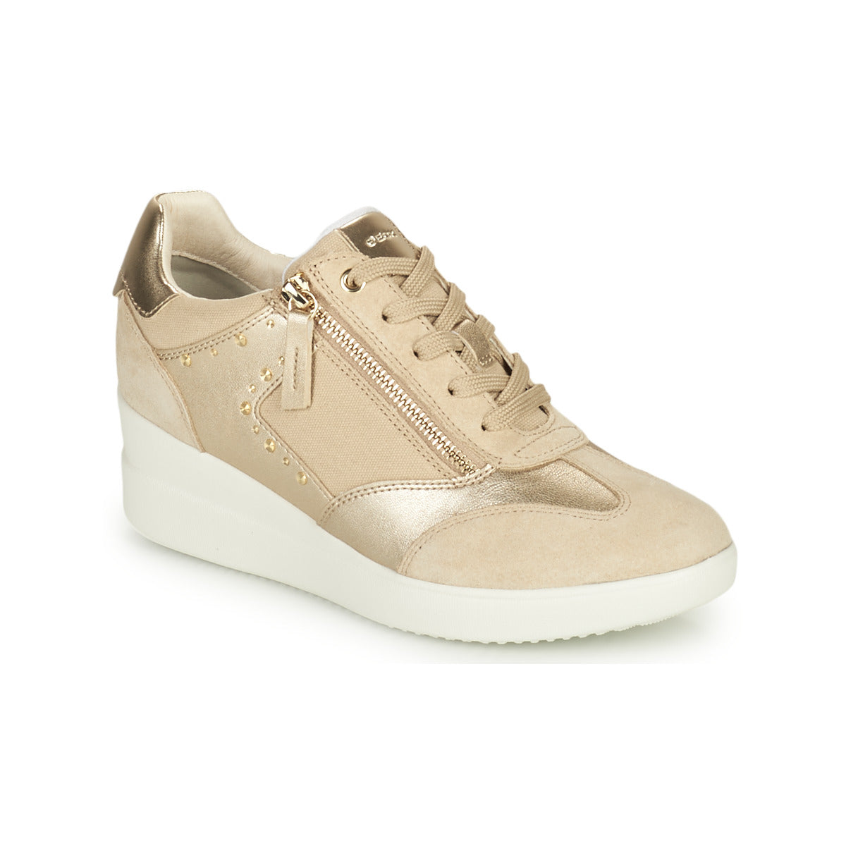 Sneakers alte donne Geox  D STARDUST B  Beige 