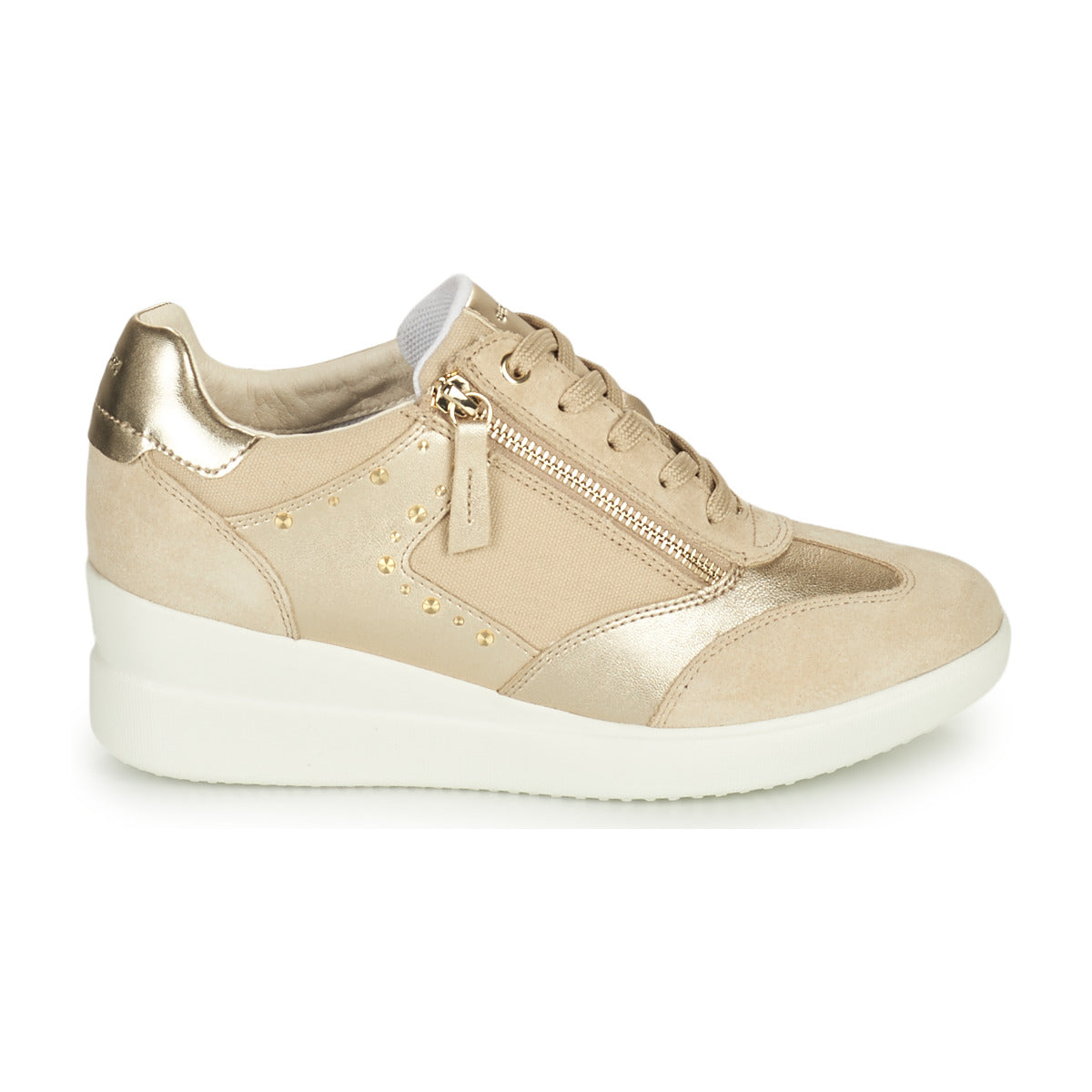 Sneakers alte donne Geox  D STARDUST B  Beige 