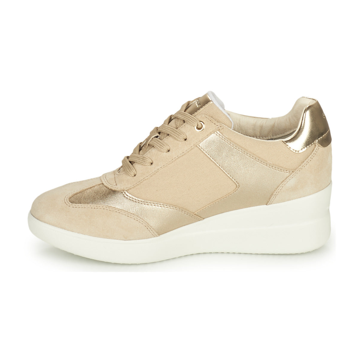 Sneakers alte donne Geox  D STARDUST B  Beige 