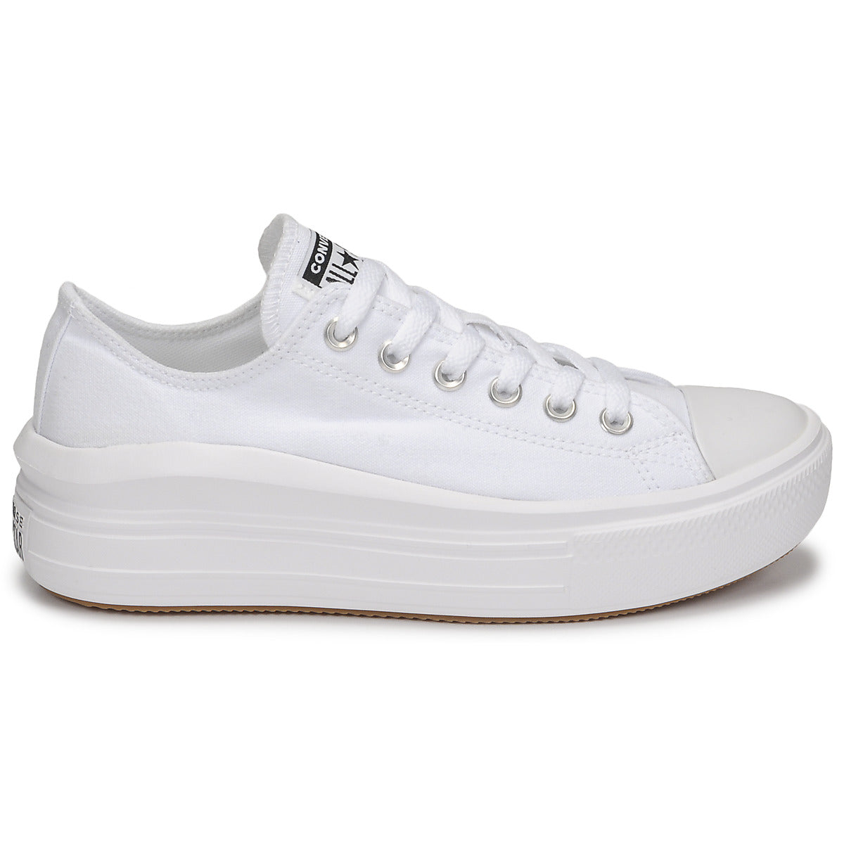 Sneakers basse donne Converse  CHUCK TAYLOR ALL STAR MOVE CANVAS COLOR OX  Bianco 