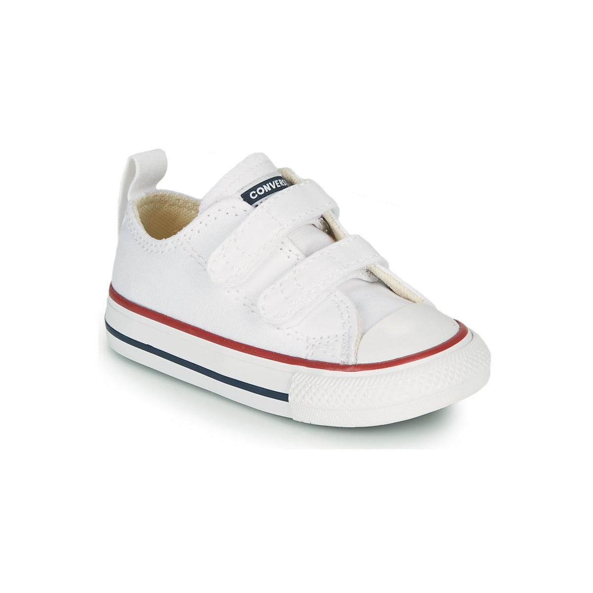 Scarpe bambini ragazzo Converse  CHUCK TAYLOR ALL STAR 2V FOUNDATION OX  Bianco 