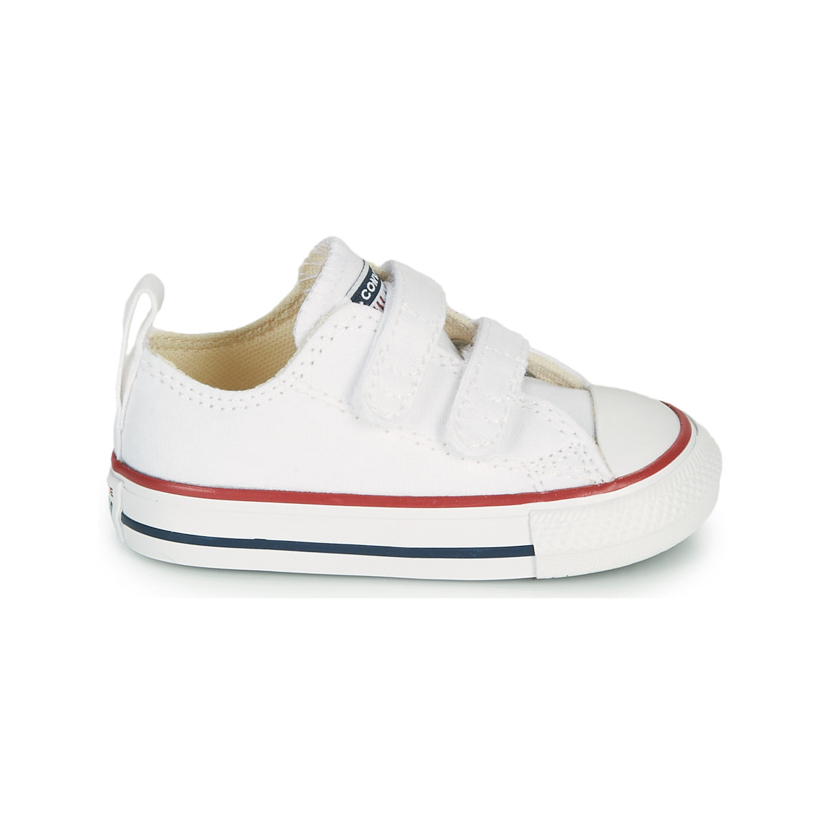 Scarpe bambini ragazzo Converse  CHUCK TAYLOR ALL STAR 2V FOUNDATION OX  Bianco 