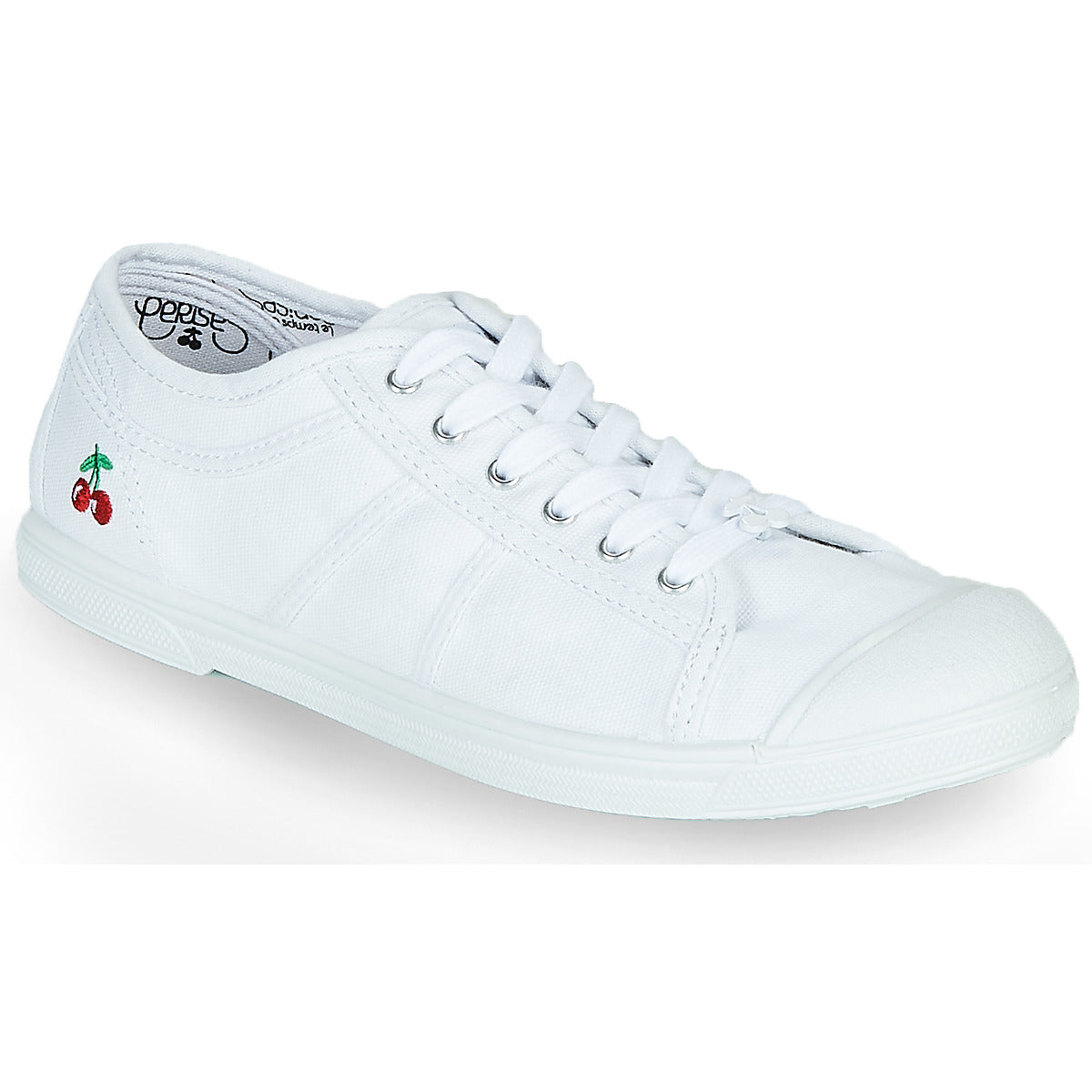 Sneakers basse donne Le Temps des Cerises  BASIC LACE  Bianco 