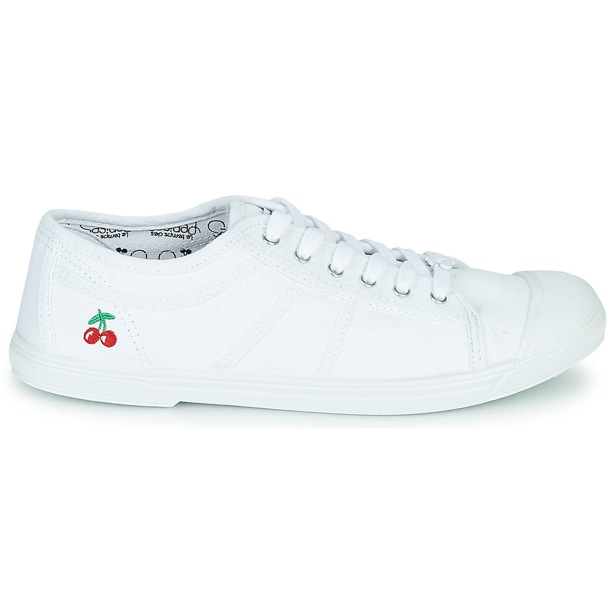 Sneakers basse donne Le Temps des Cerises  BASIC LACE  Bianco 