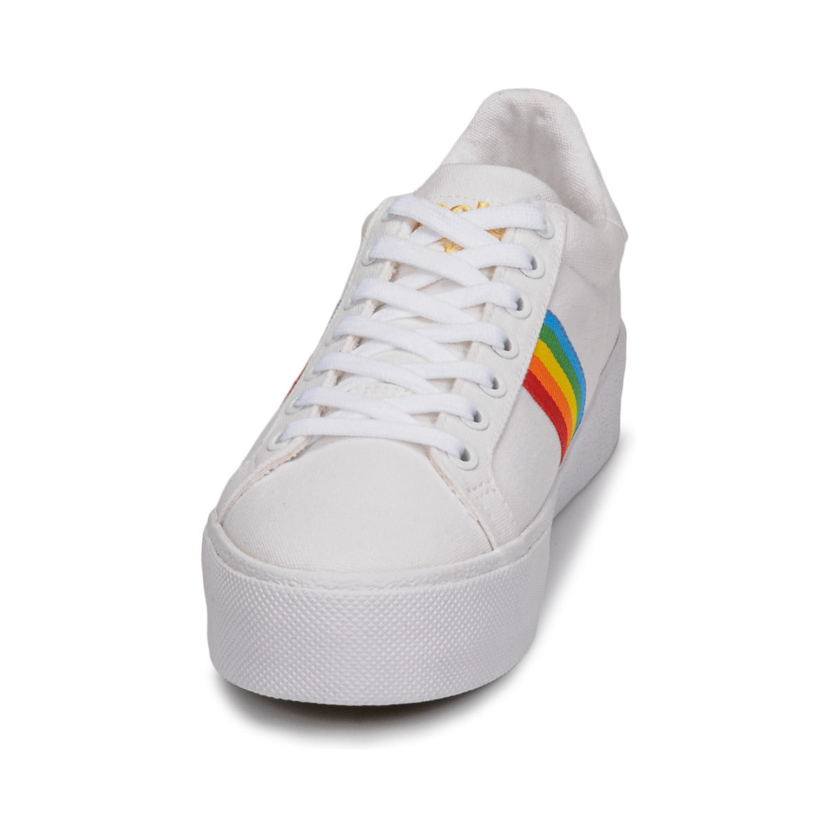 Sneakers basse donne Gola  ORCHID PLATEFORM RAINBOW  Bianco 