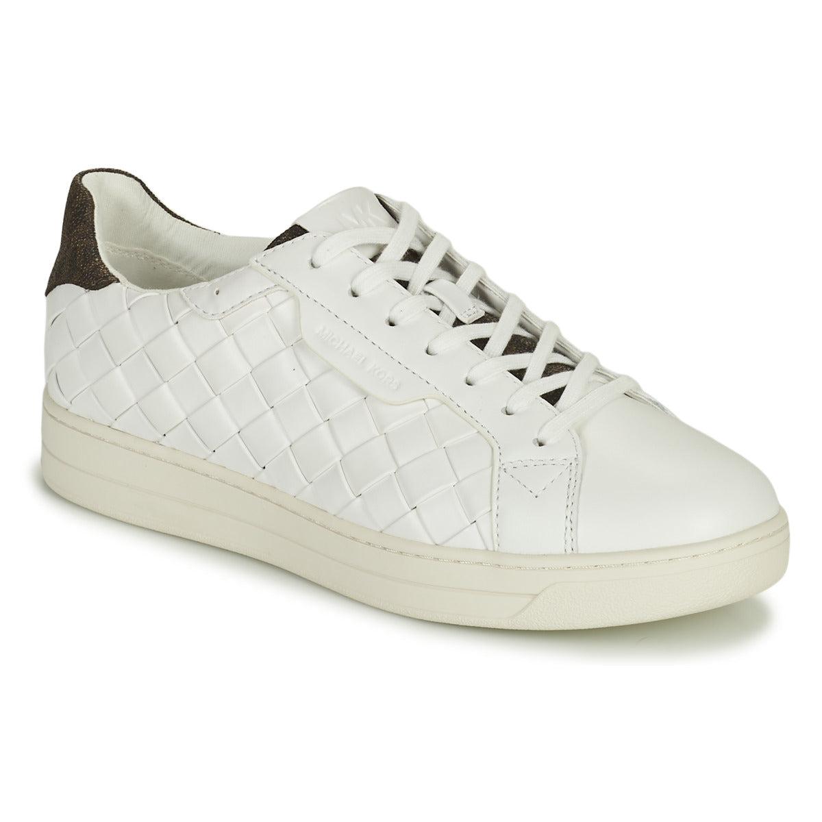 Sneakers basse donne MICHAEL Michael Kors  KEATING LACE UP  Bianco 