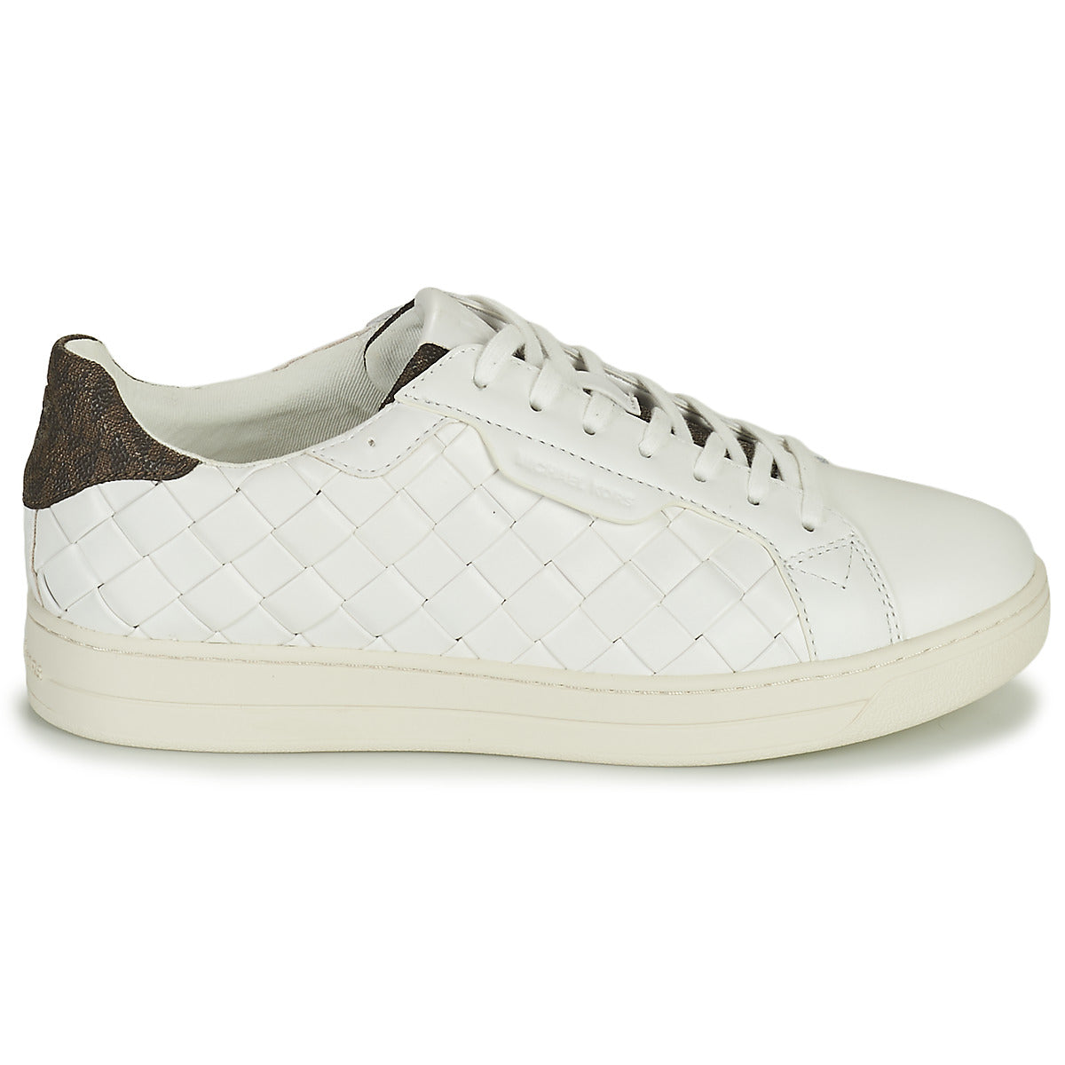 Sneakers basse donne MICHAEL Michael Kors  KEATING LACE UP  Bianco 