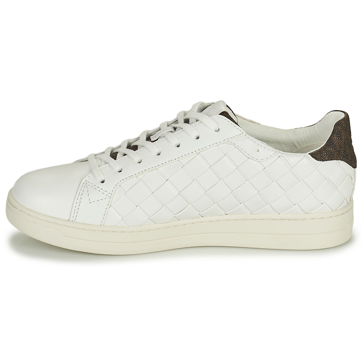 Sneakers basse donne MICHAEL Michael Kors  KEATING LACE UP  Bianco 