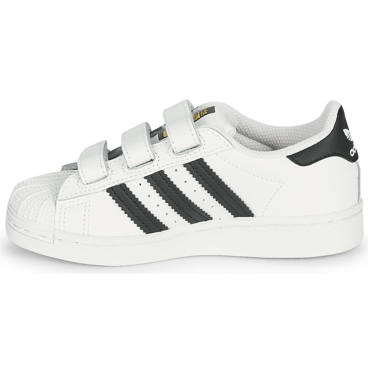 Scarpe bambini ragazzo adidas  SUPERSTAR CF C  Bianco 