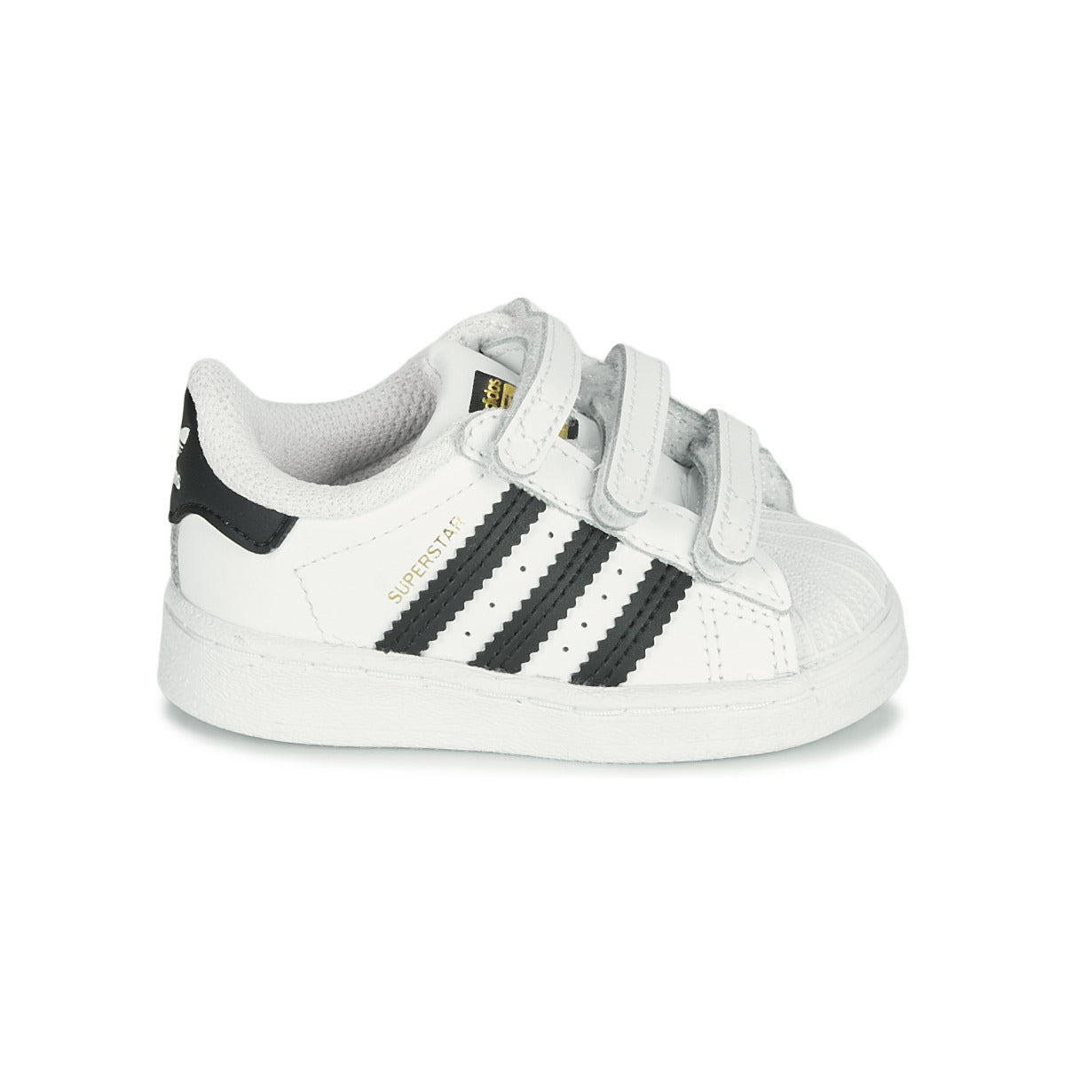 Scarpe bambini ragazzo adidas  SUPERSTAR CF I  Bianco 