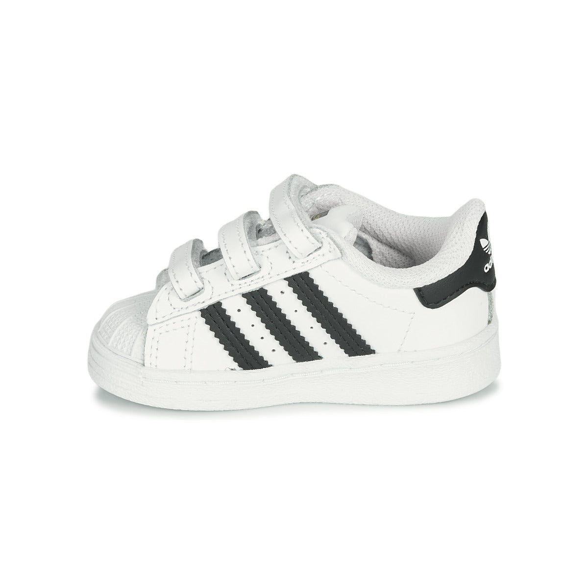 Scarpe bambini ragazzo adidas  SUPERSTAR CF I  Bianco 