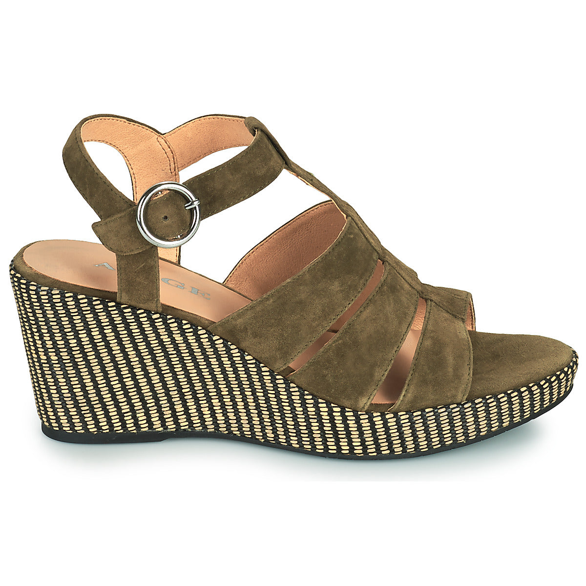 Sandali donne Adige  FLORY V5 VELOURS MILITAIRE  Kaki 