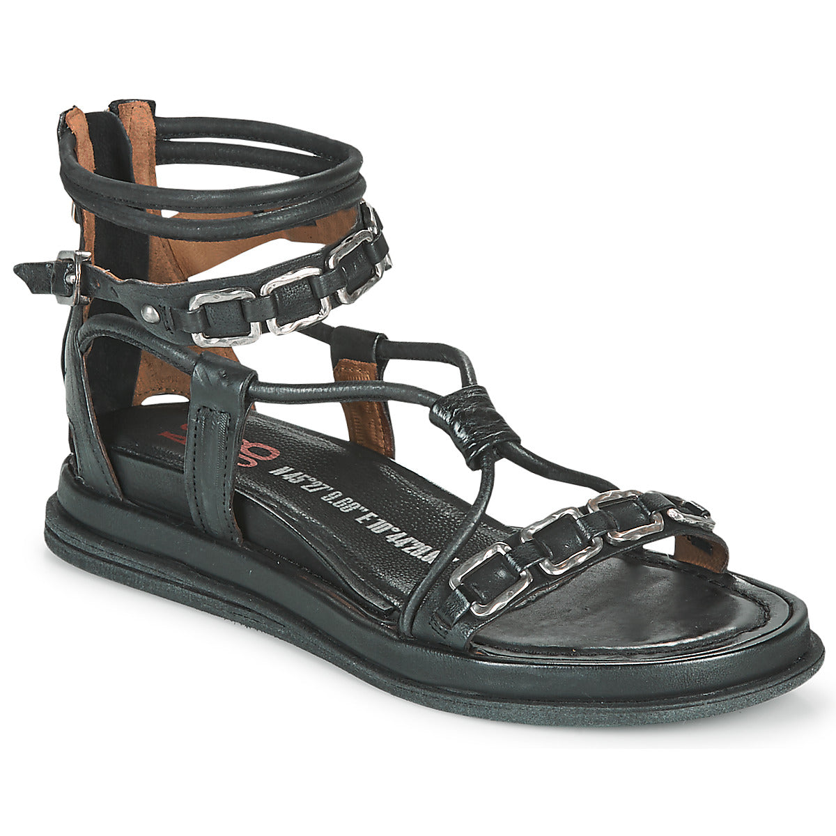 Sandali donne Airstep / A.S.98  POLA SQUARE  Nero 