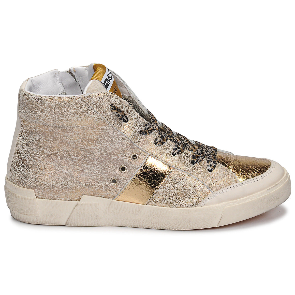 Sneakers alte donne Meline  NK1384  Oro 