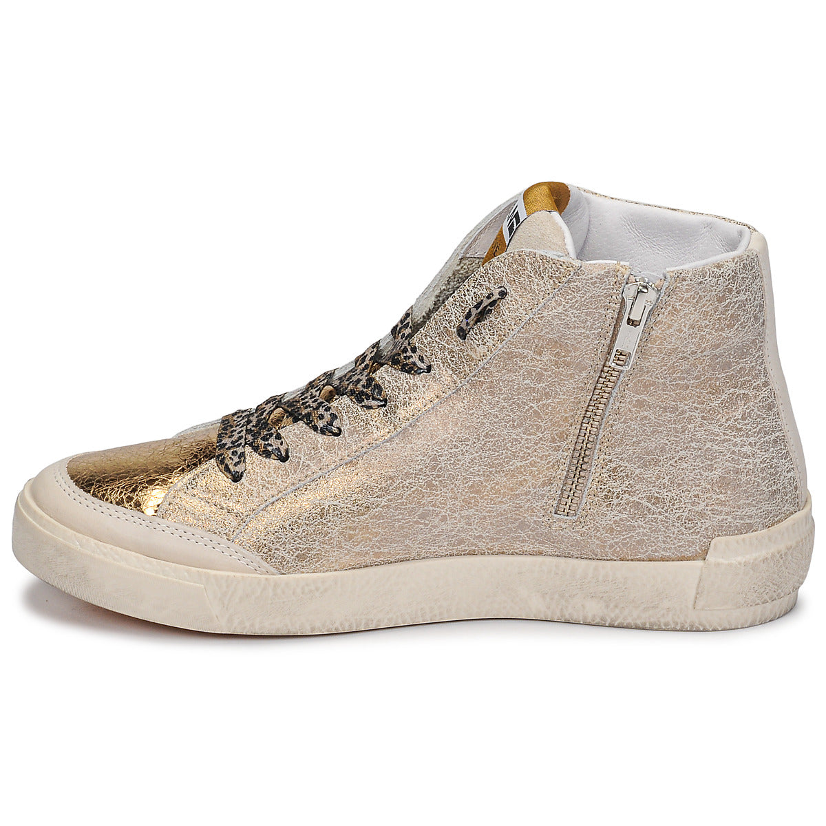 Sneakers alte donne Meline  NK1384  Oro 