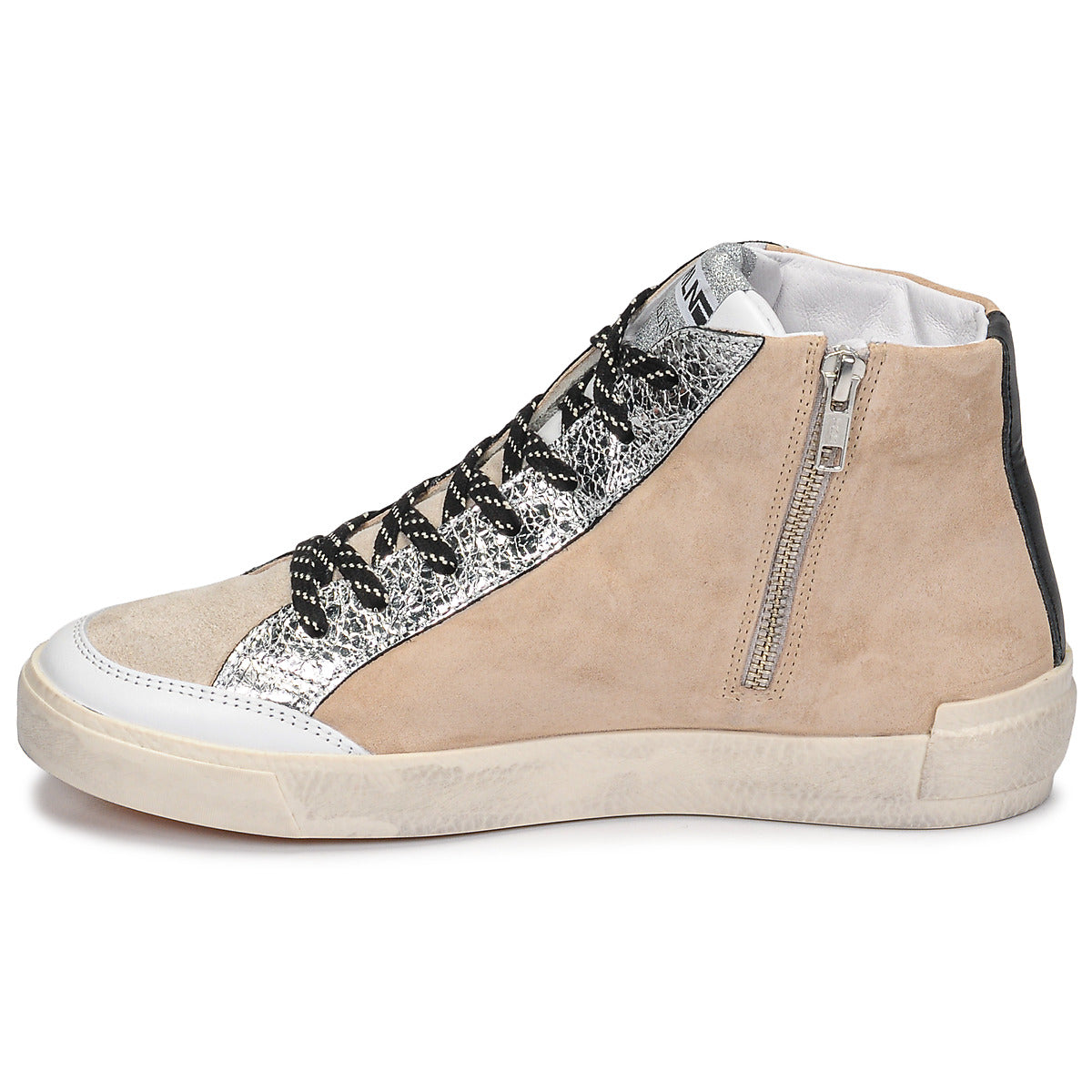 Sneakers alte donne Meline  NK1384  Beige 